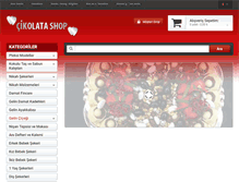 Tablet Screenshot of cikolatashop.net